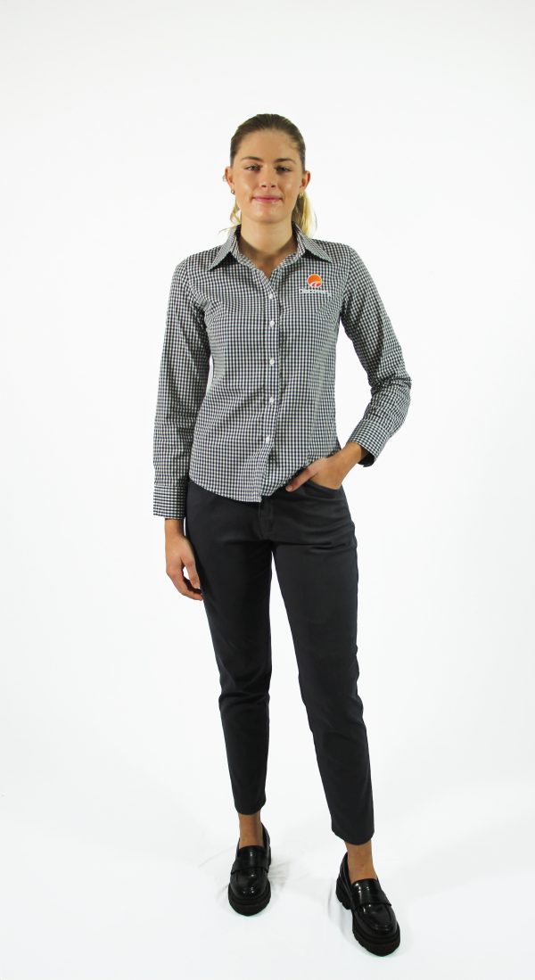 Ladies Office Shirt Long Sleeves - Image 2